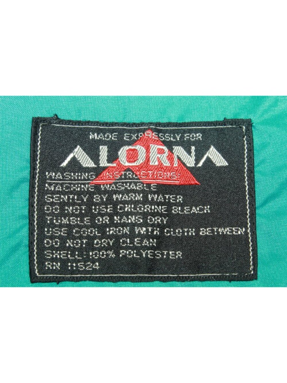 Vintage Alorna Long Lightweight Spring Trench Coat Teal Size 12 Pet - Picture 11 of 12